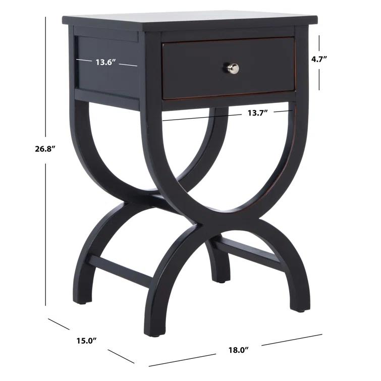 Floris End Table With Storage