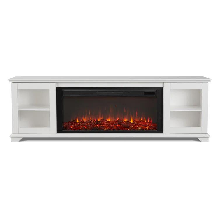 Real Flame Benjamin 81" Landscape TV Stand with Electric Fireplace by Real Flame
