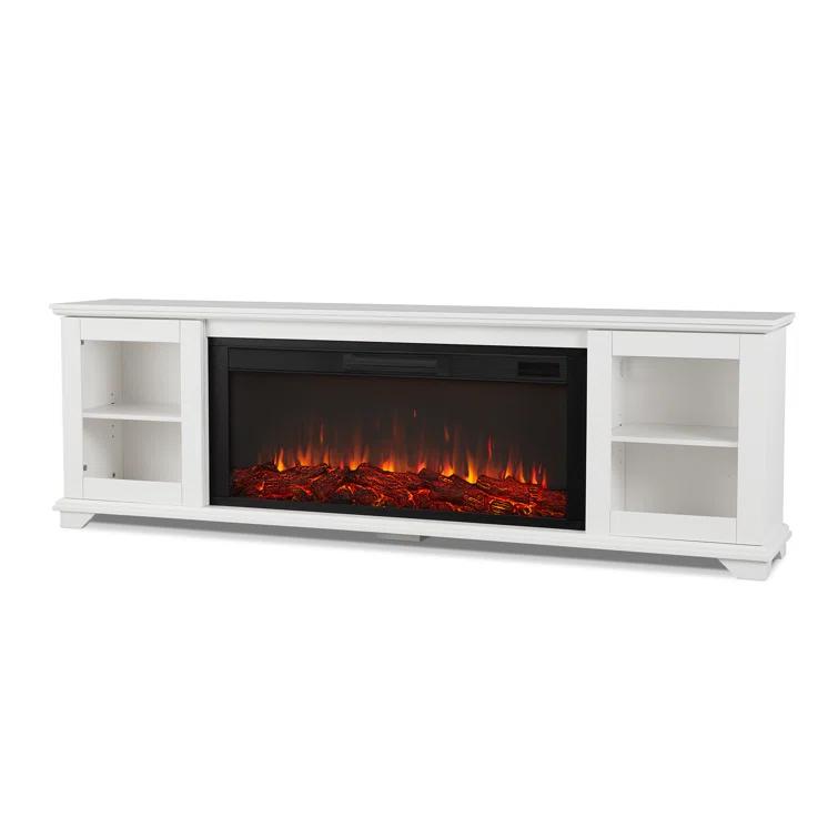 Real Flame Benjamin 81" Landscape TV Stand with Electric Fireplace by Real Flame