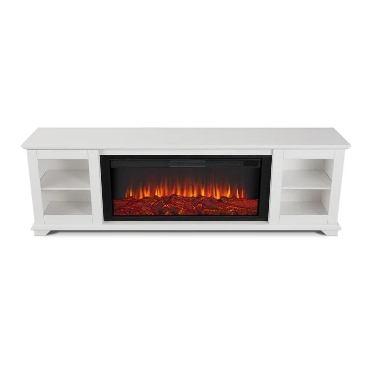 Real Flame Benjamin 81" Landscape TV Stand with Electric Fireplace by Real Flame