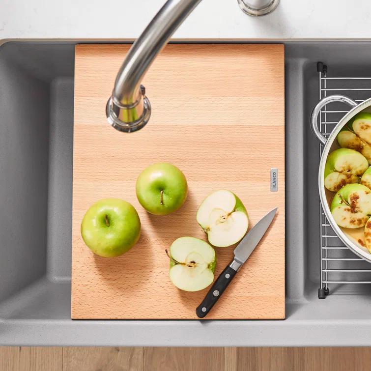 Blanco Beechwood Cutting Board for Ikon & Vintera Farmhouse Sinks