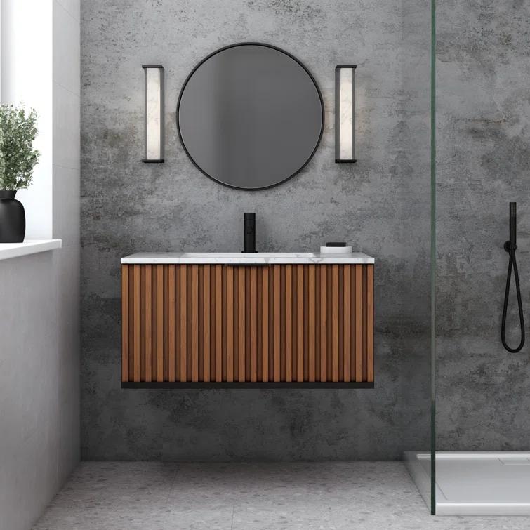 Terra 36" Wall-Mounted Single Bathroom Vanity Set