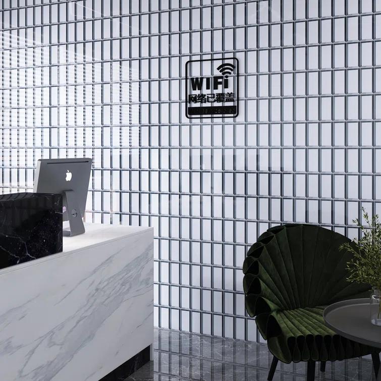 Reflection 3" x 6" Glass Mosaic Wall Tile