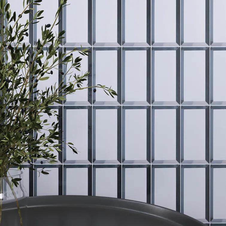Reflection 3" x 6" Glass Mosaic Wall Tile