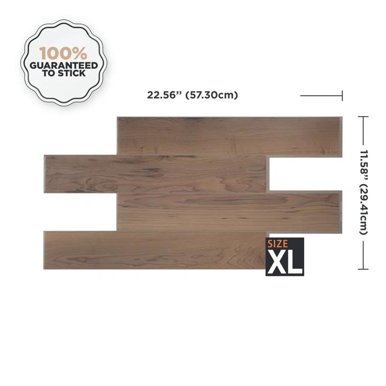 Peel and Stick Gel Backsplash Tile Norway 22'' x 12'' (set of 2)