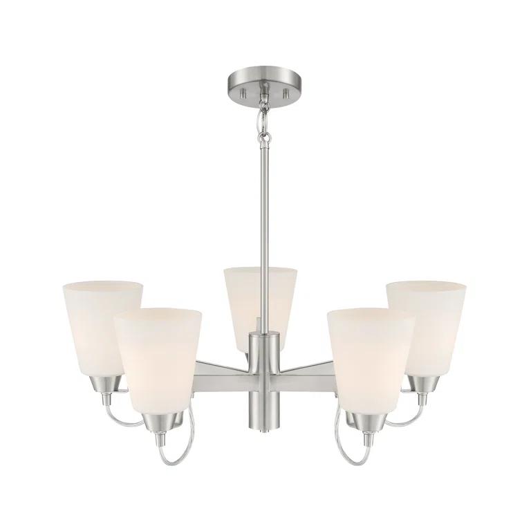 Minka Lavery Beckonridge Coal With Clear Chandelier