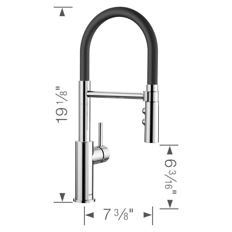 Catris Flexo Semi Professional Pull Down Kitchen Faucet