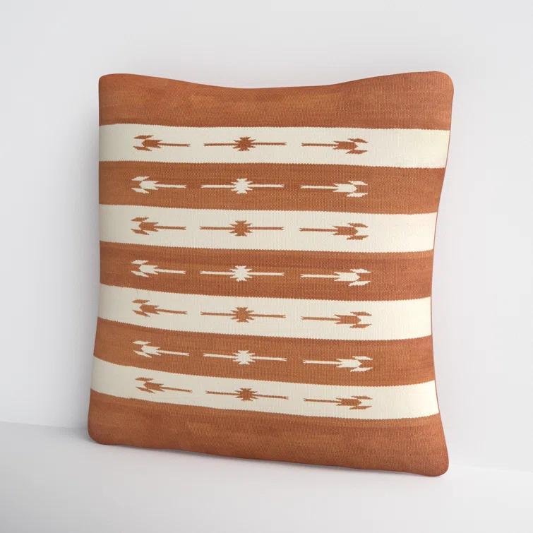 Estela Striped Cotton Throw Pillow