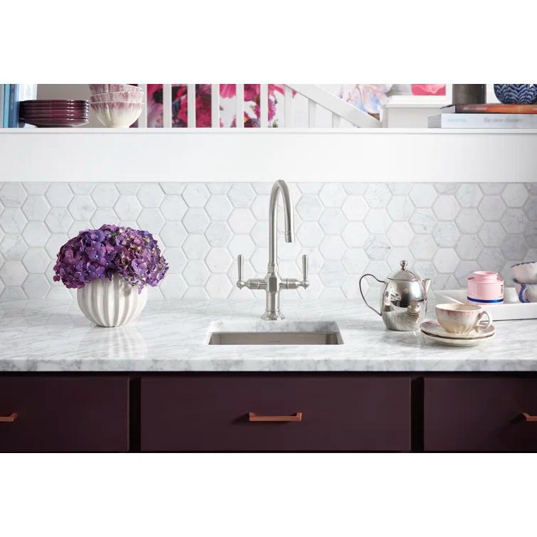 Vault™ 15'' L x 15'' W Dual Mount Bar Sink