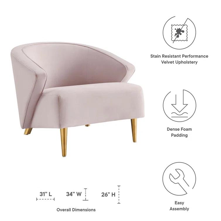 Modway Modway Odyssey Performance Velvet Armchair