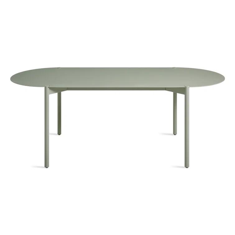 Comeuppance Oval Metal Outdoor Dining Table