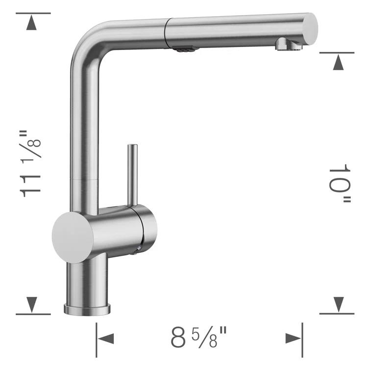 Linus Pull Out Dual Spray Kitchen Faucet