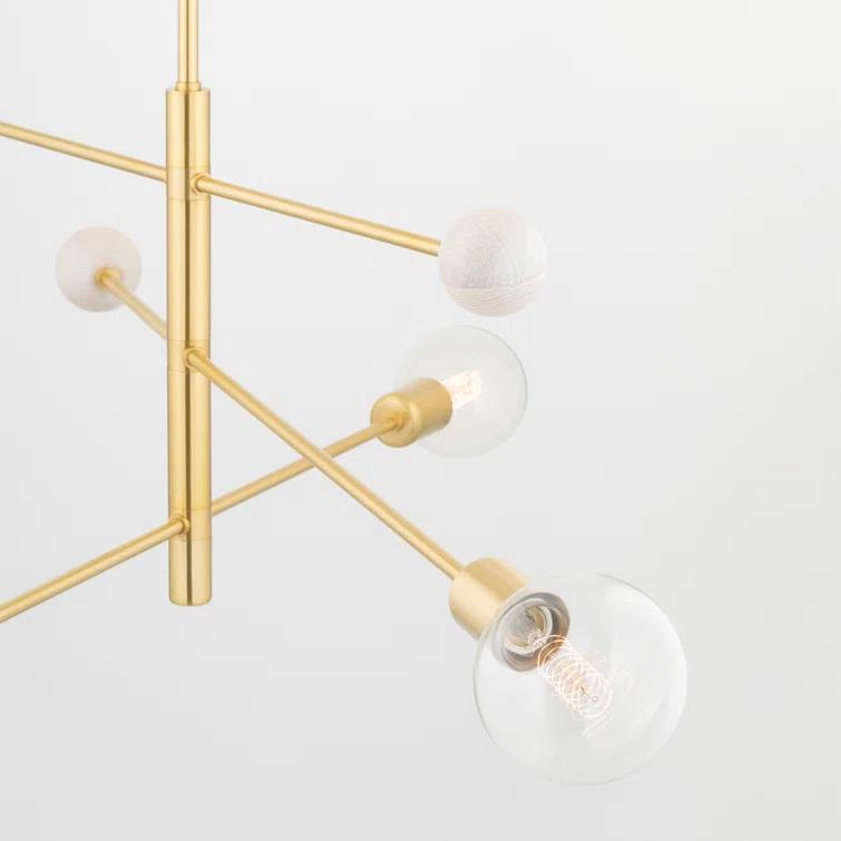 Roux Chandelier - Antique Brass / 65.75"W