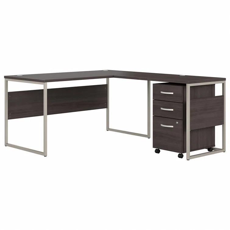 Hybrid L-Shaped Computer Desk Office Set