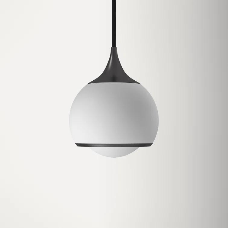 Kegan Single Light Glass Dimmable Pendant