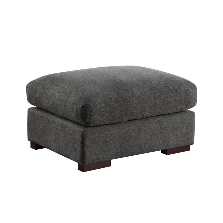Biaggio Linen Blend Sectional with 2 Ottomans,Sectional Couch