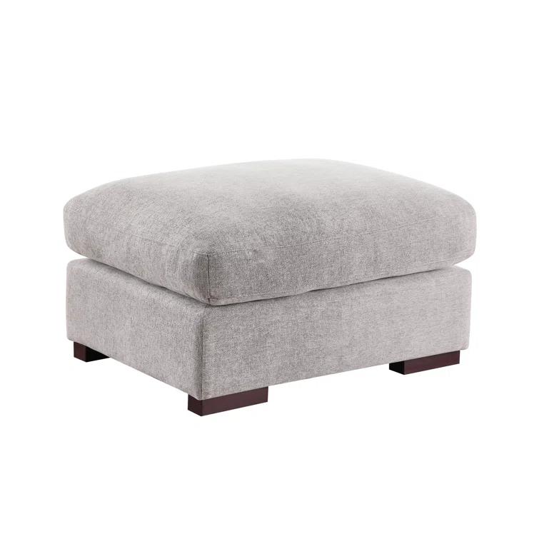Biaggio Linen Blend Sectional with 2 Ottomans,Sectional Couch