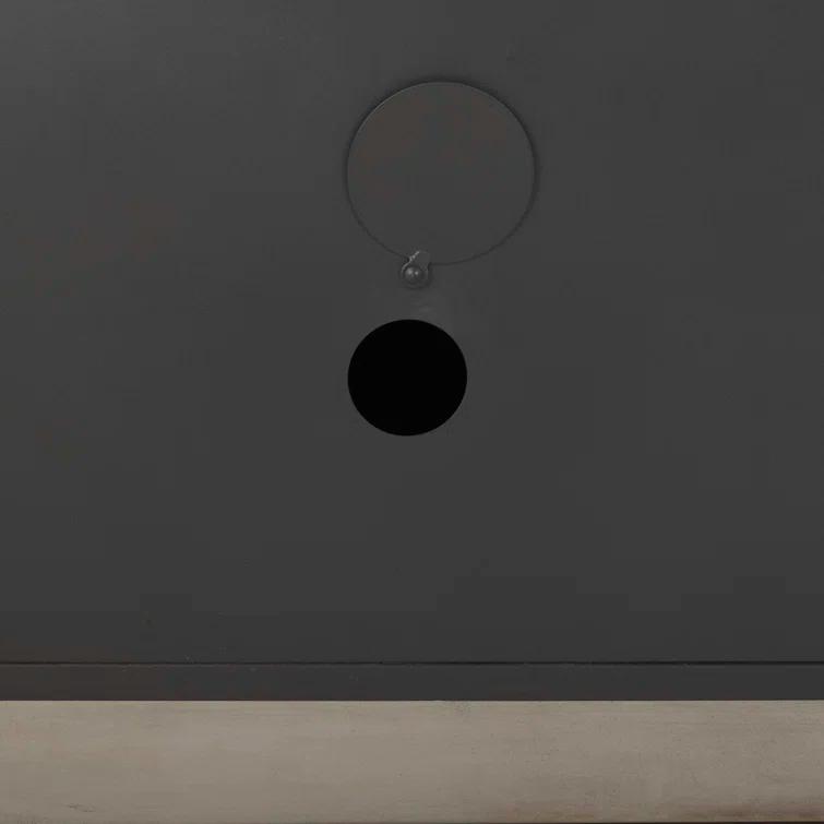 Roxdale 82" Acid Wash Iron Industrial Sideboard