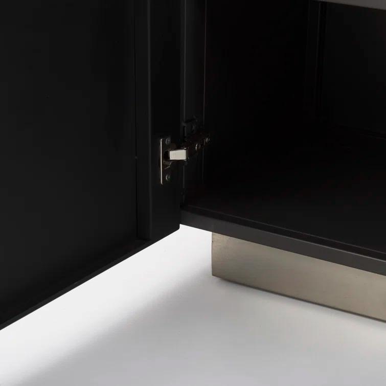 Roxdale 82" Acid Wash Iron Industrial Sideboard