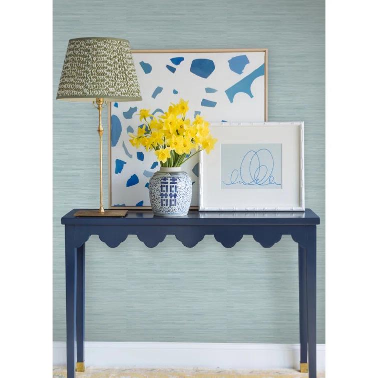 18 ft x 20.5 in x 0.025 in Grasscloth Peel and Stick Wallpaper Roll