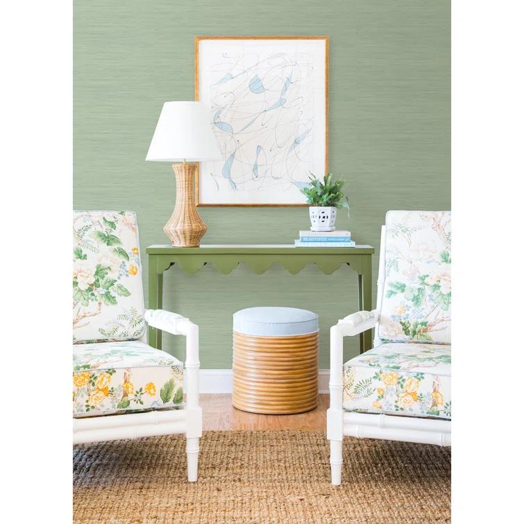 18 ft x 20.5 in x 0.025 in Grasscloth Peel and Stick Wallpaper Roll