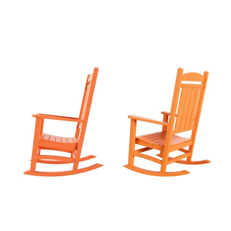 Outdoor Aiyanna Rocking Plastic Chair