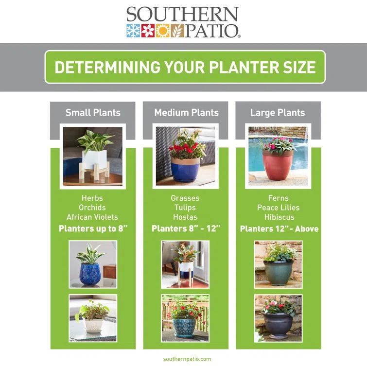 Southern Patio® Westlake Resin Pot Planter