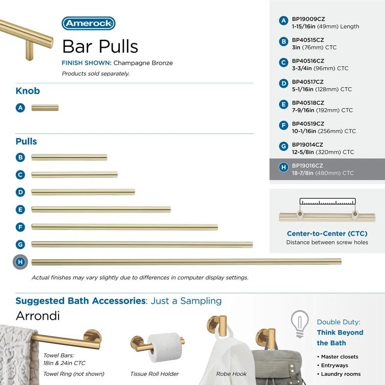 Bar Pulls Center to Center Bar Pull