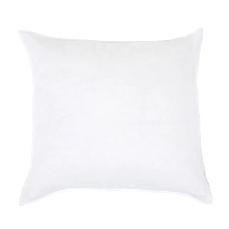 King White Belgian Linen Duvet Cover Set