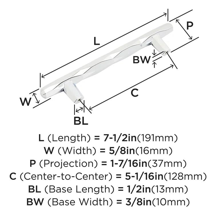St. Vincent 6 5/16" Center to Center Bar Pull