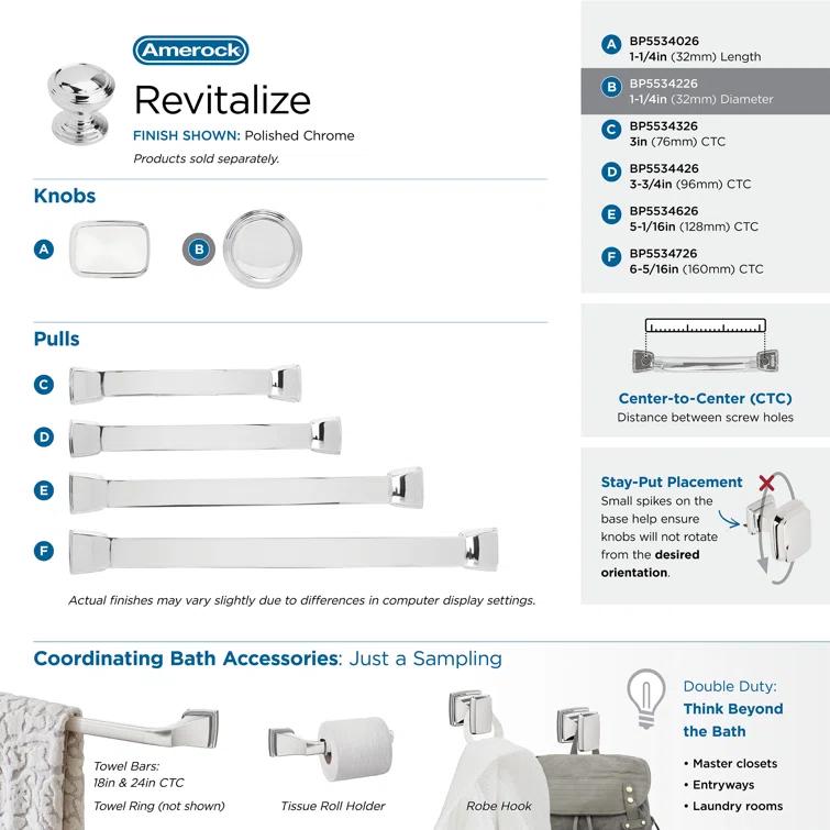 Allison 1 1/4" Diameter Mushroom Knob