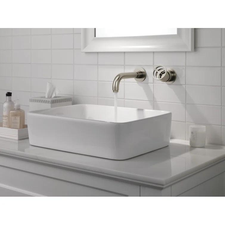 Trinsic Two Handle Wall Mount Bathroom Faucet Trim