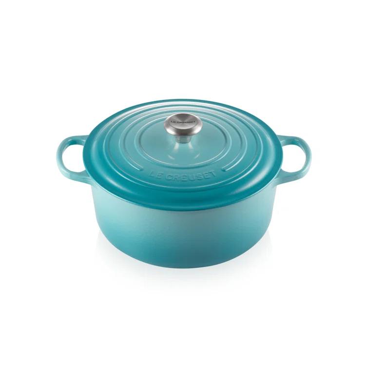 Le Creuset ® Signature 7.25-Qt. Caribbean Blue Enameled Cast Iron Dutch Oven