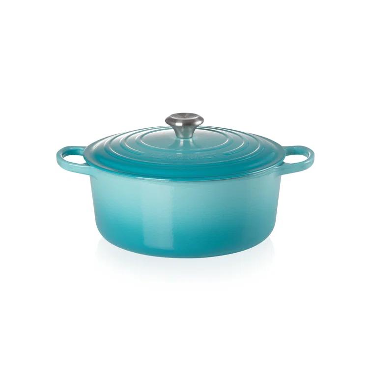 Le Creuset ® Signature 7.25-Qt. Caribbean Blue Enameled Cast Iron Dutch Oven