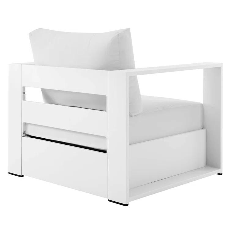 Modway Tahoe Outdoor Patio Powder-Coated Aluminum Armchair Set (Set of 2)
