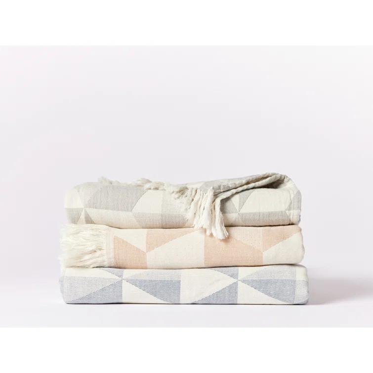 Pismo Cotton Woven Organic Throw Blanket