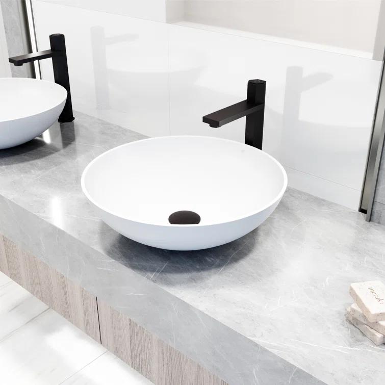 Nova 10" H Single Handle Vessel Sink Bathroom Faucet