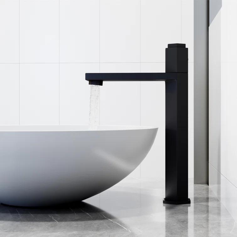 Nova 10" H Single Handle Vessel Sink Bathroom Faucet