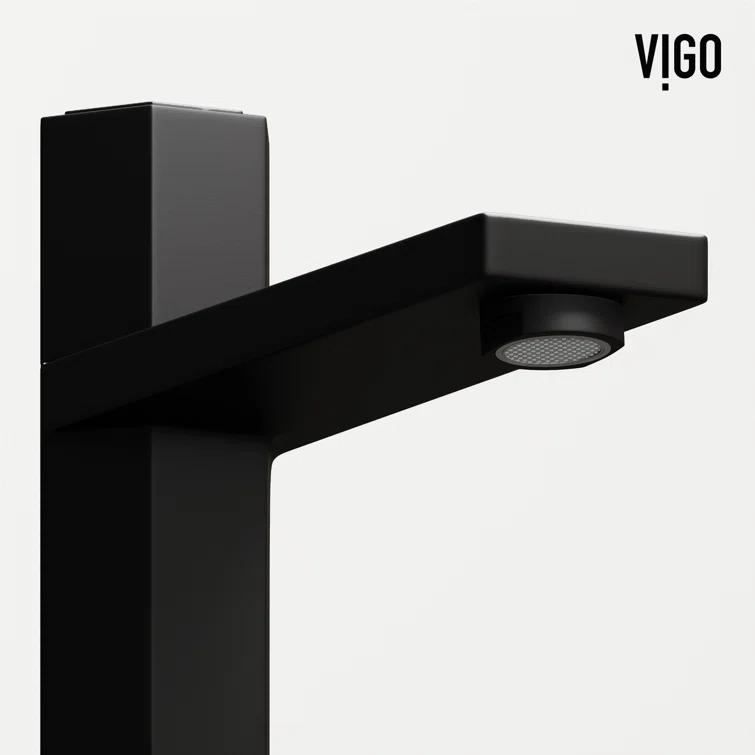 Nova 10" H Single Handle Vessel Sink Bathroom Faucet