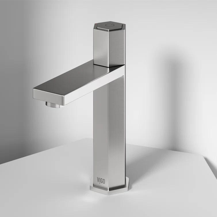 Nova 8" H Single Handle Single Hole Bathroom Faucet
