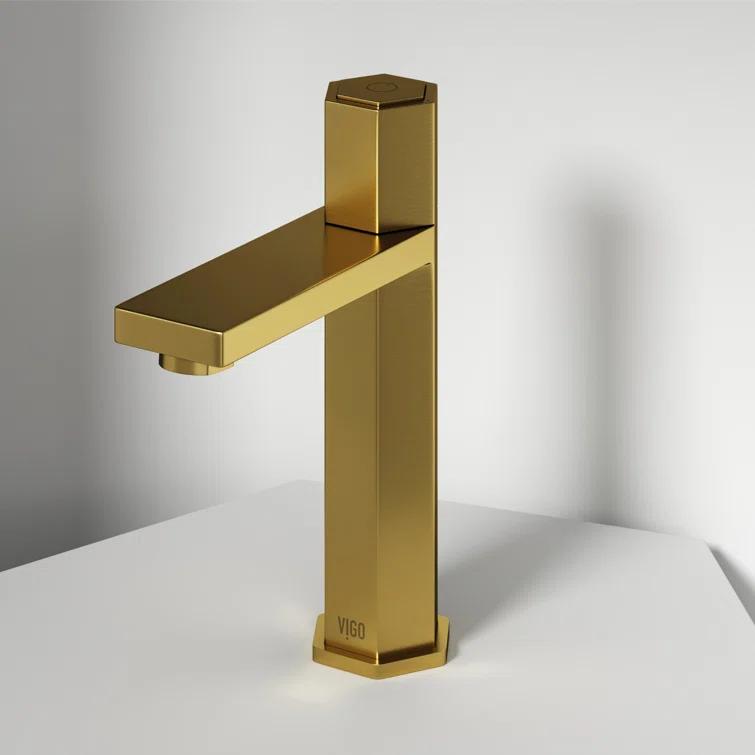 Nova 8" H Single Handle Single Hole Bathroom Faucet