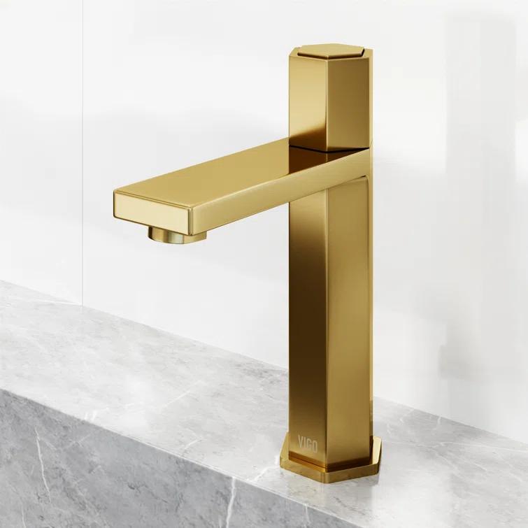 Nova 8" H Single Handle Single Hole Bathroom Faucet