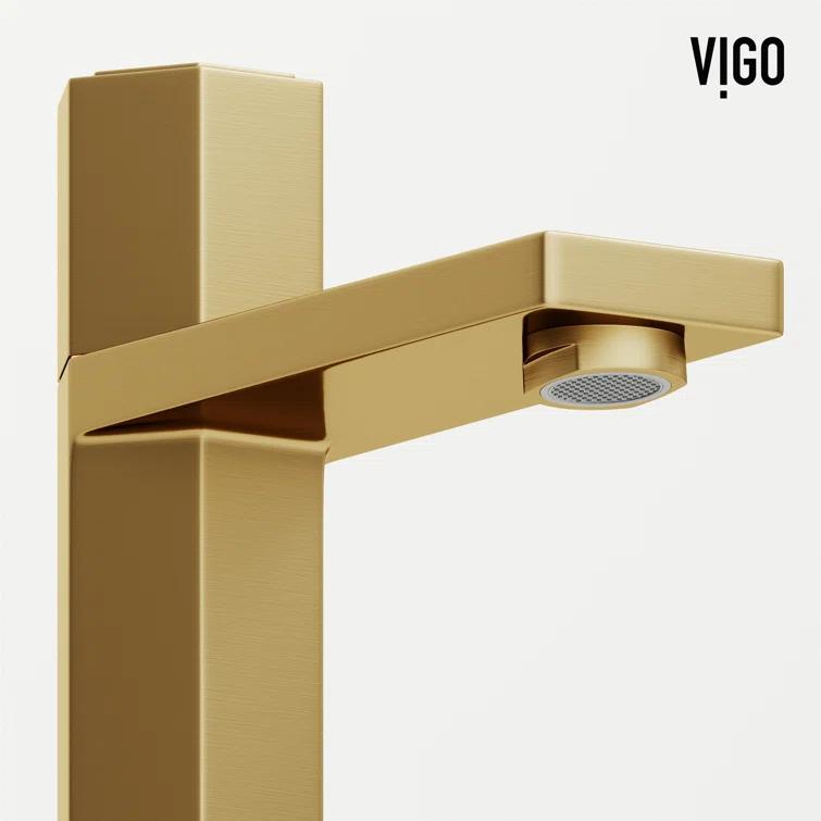 Nova 8" H Single Handle Single Hole Bathroom Faucet