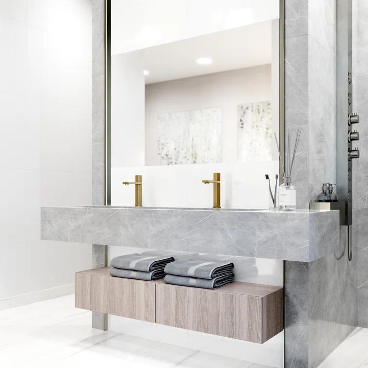 Nova 8" H Single Handle Single Hole Bathroom Faucet