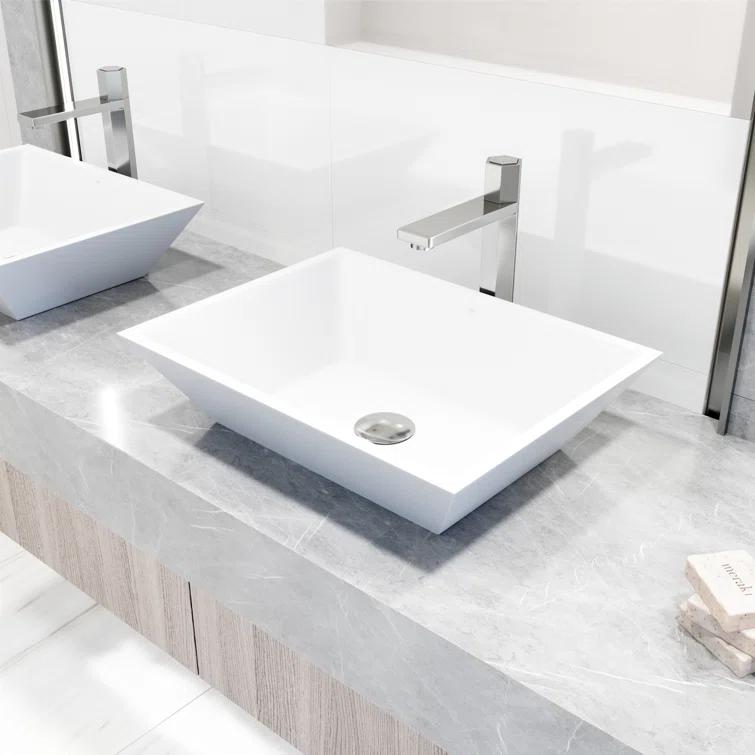 Nova 10" H Single Handle Vessel Sink Bathroom Faucet