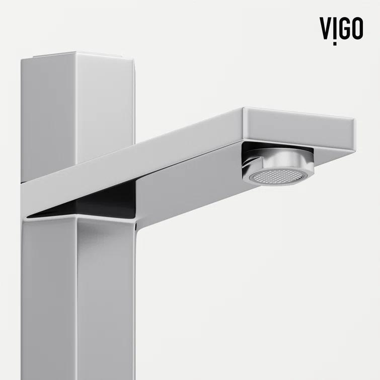 Nova 10" H Single Handle Vessel Sink Bathroom Faucet