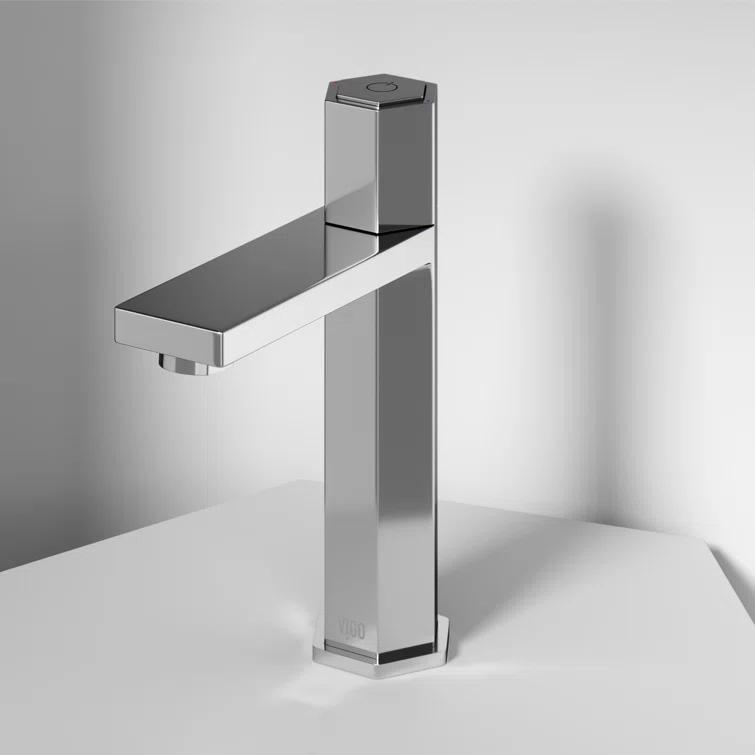 Nova 8" H Single Handle Single Hole Bathroom Faucet