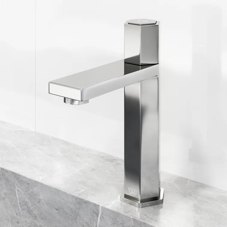 Nova 8" H Single Handle Single Hole Bathroom Faucet