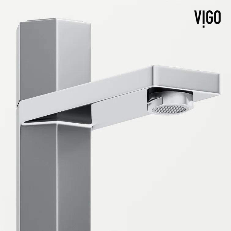 Nova 8" H Single Handle Single Hole Bathroom Faucet