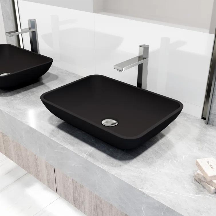 Nova 10" H Single Handle Vessel Sink Bathroom Faucet